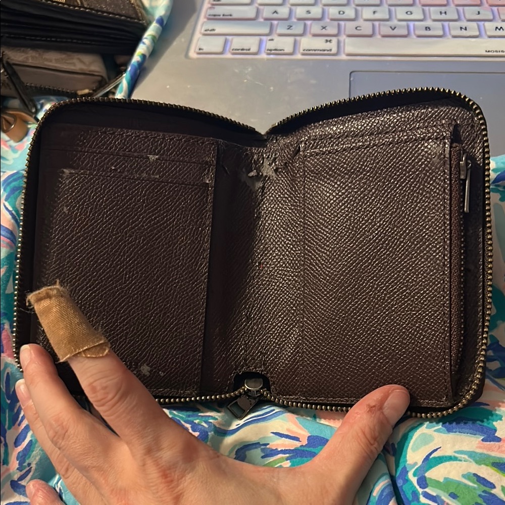 Coach Shimmering Silver Wallet - Picture 3 of 3